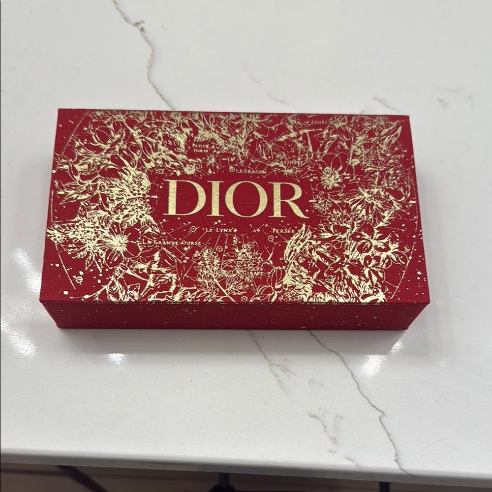 Dior Red and Gold Decorative Box